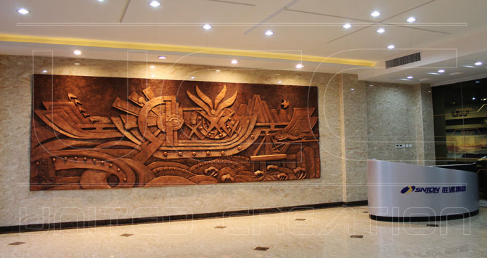 中小企业数字展厅设计的文化墙特点