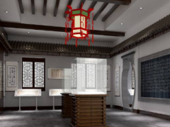 企业展厅设计之三角形陈列